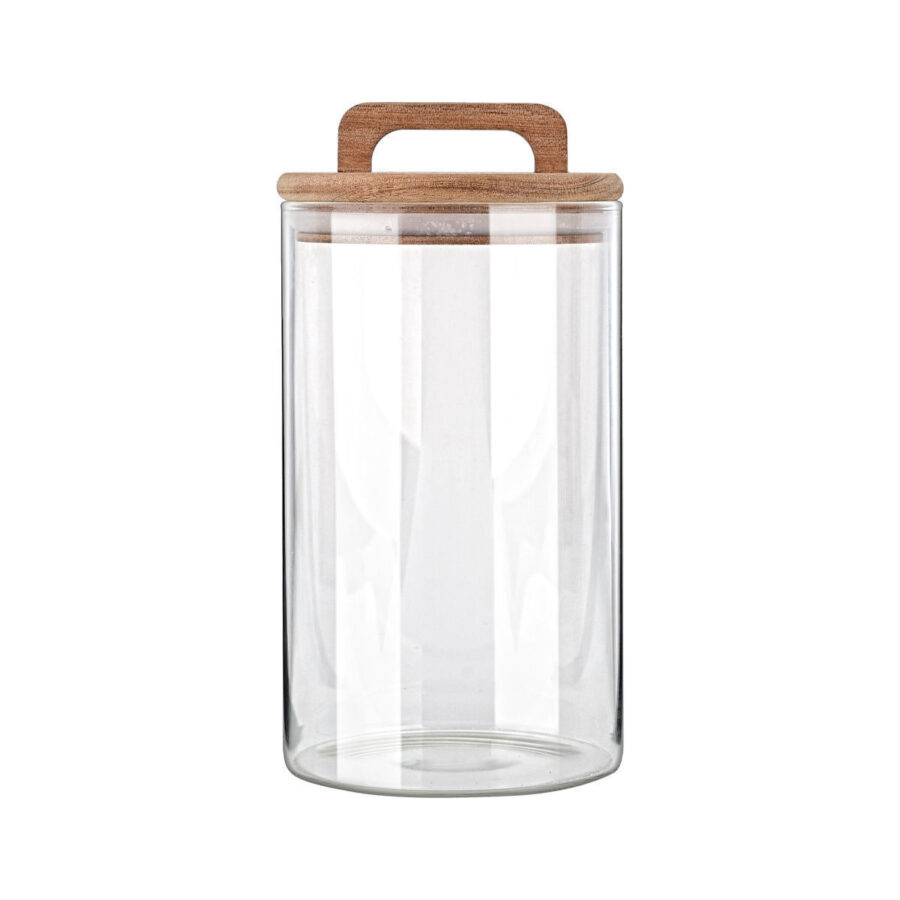 ESTIA ΔΟΧΕΙΟ ΑΠΟΘΗΚΕΥΣΗΣ ALLURE ΓΥΑΛΙΝΟ 1000ml 10x10x19cm