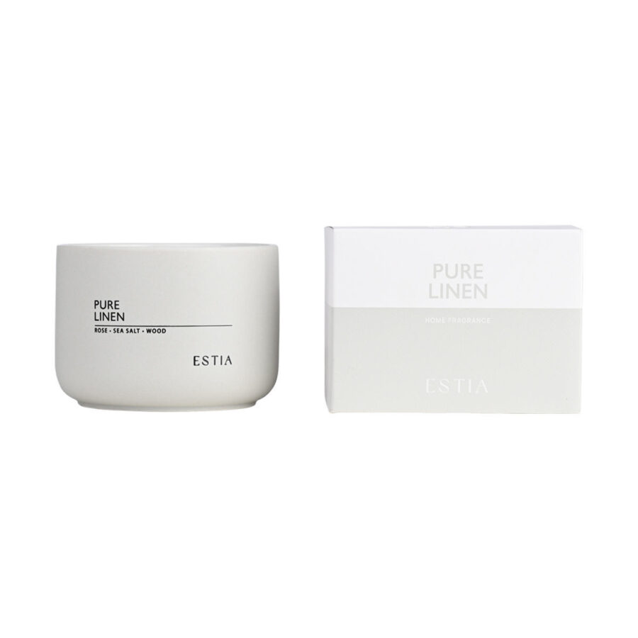 ESTIA ΑΡΩΜΑΤΙΚΟ ΚΕΡΙ PURE LINEN 280g